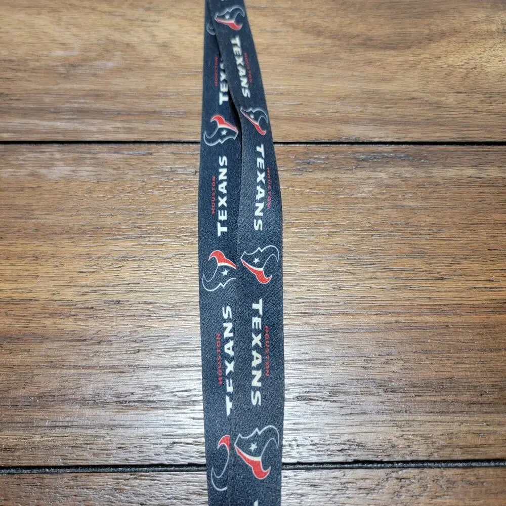 Houston Texans Red & Blue Reversible Lanyard w/ Detachable Clip